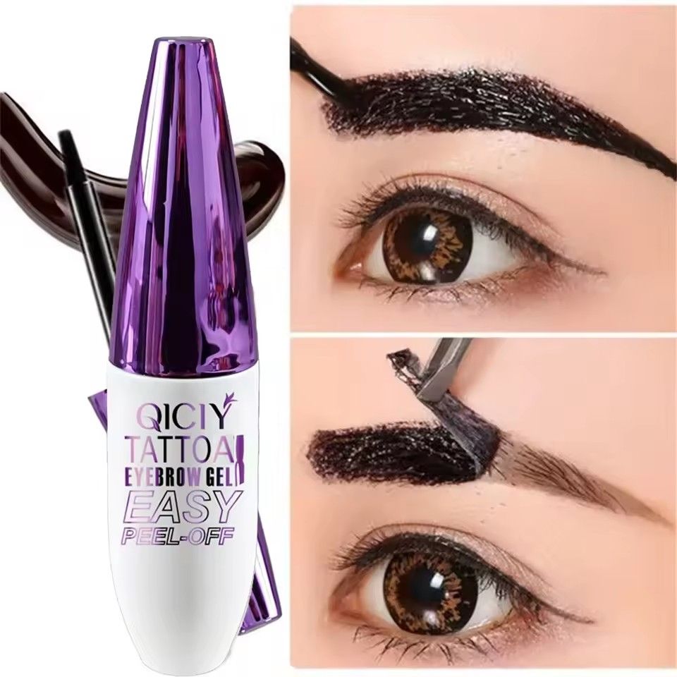 Lasting 3 Days Tattoo Easy Peel Off Eyebrow Gel Cream Types Long-Lasting Smudge-Proof Sweat Resistant Waterproof Cosmetics B2-10
