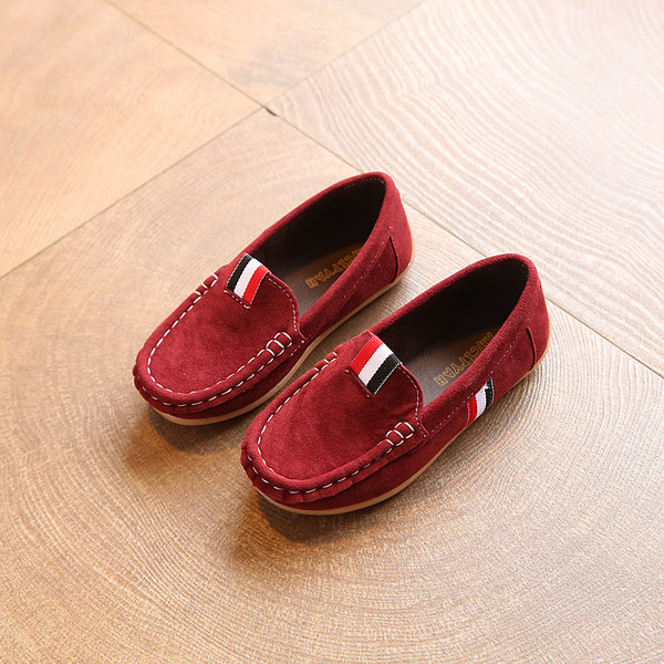 Kids Children Fashion Korean Boys Girls Summer Shoes Soft Frost Non-slip Sandals Boat Shoes Loafers