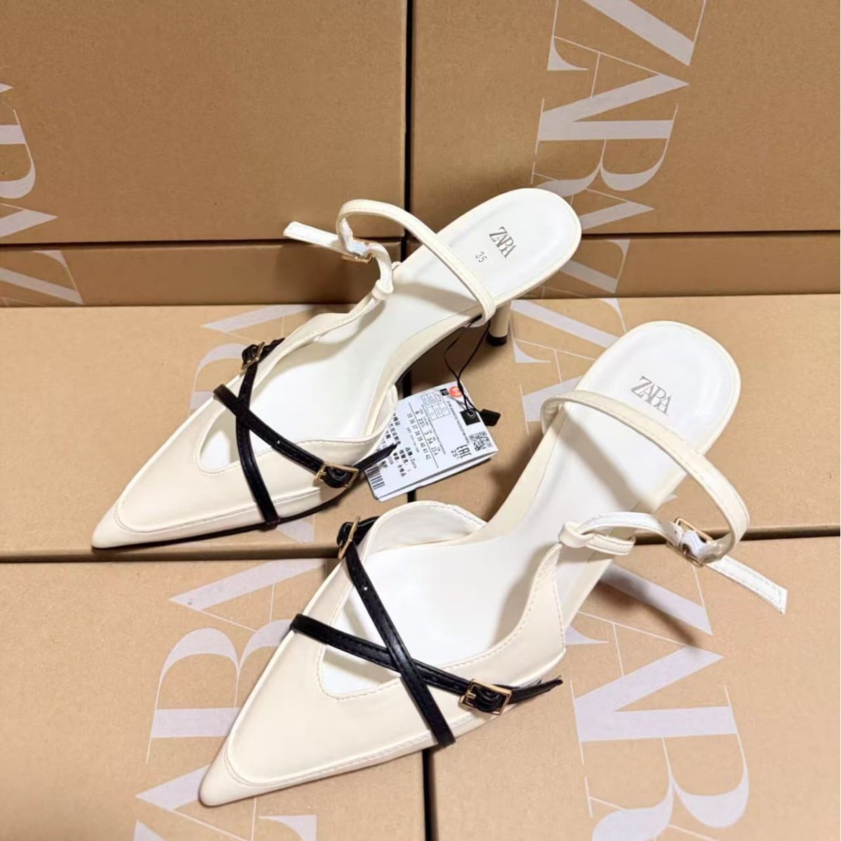 New cross thin strap high-heeled shoes with pointed edges that look slim, patent leather thin heels, cross buckle strap toe caps