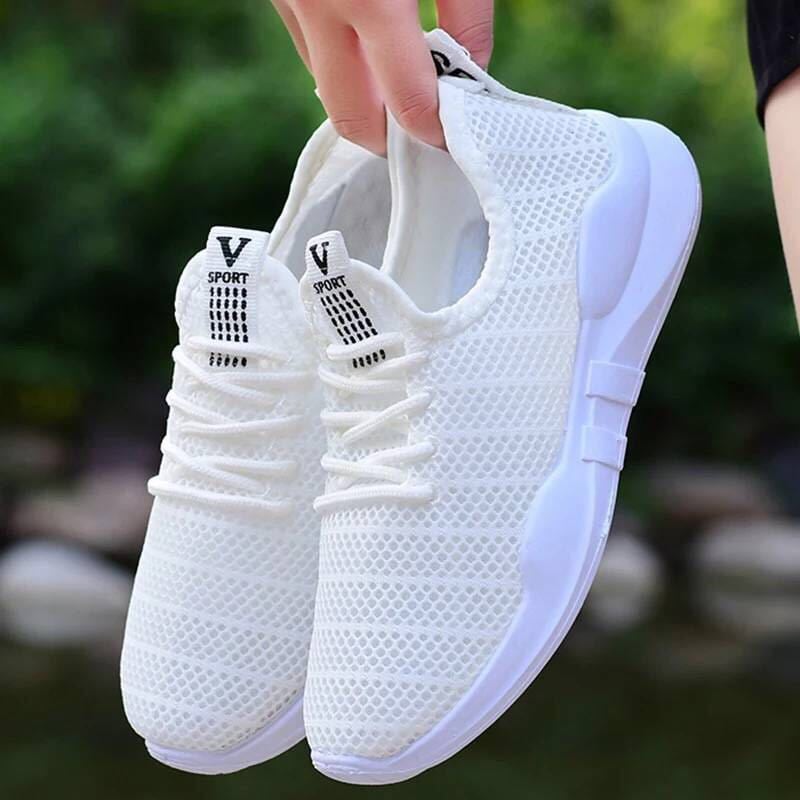 New Summer Athletic Sneakers For Women Breathable Mesh Socks Running Shoes Female Outdoor Top quality Sport Shoes
