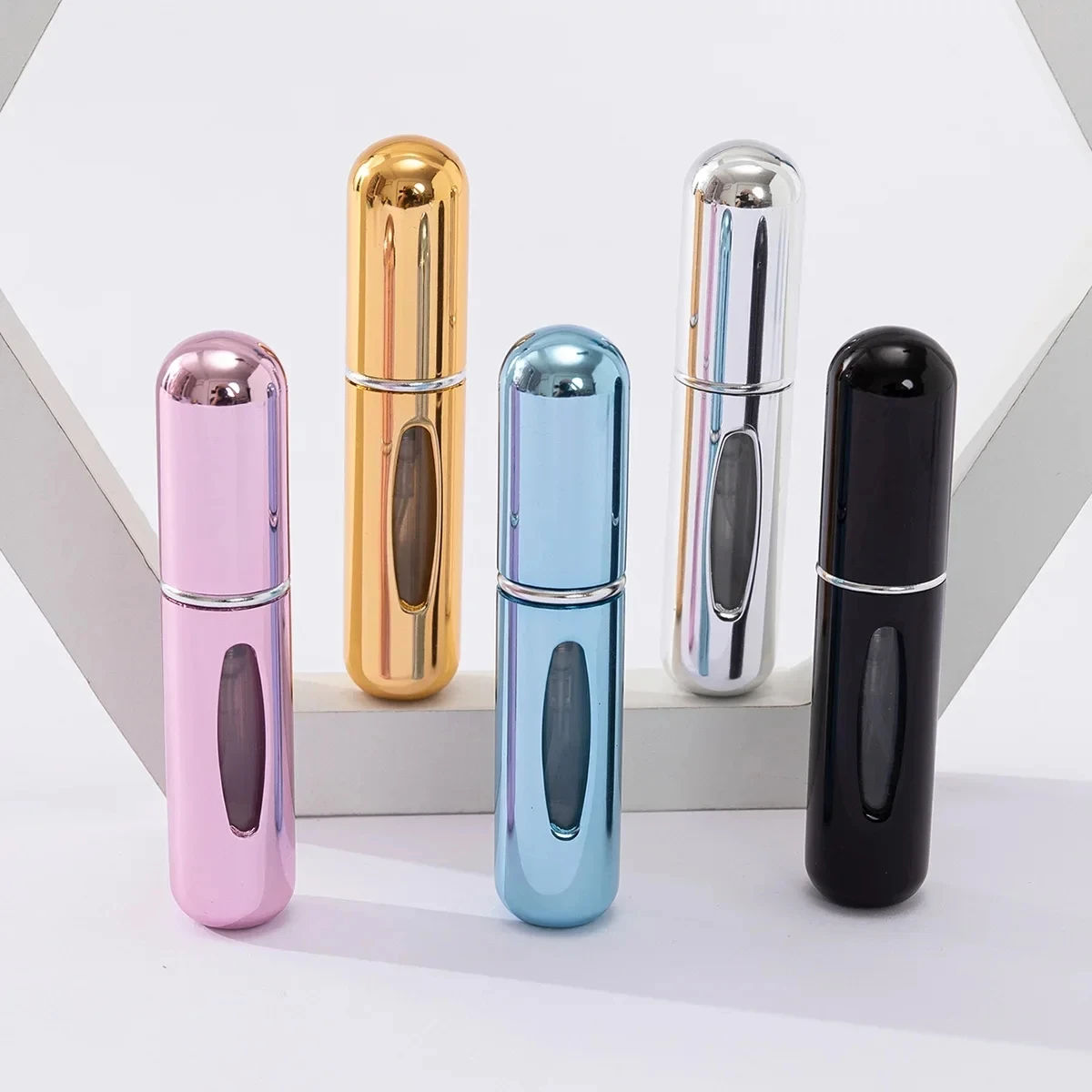 5ml Mini Empty Travel Refillable Portable Atomizer Perfume Bottles