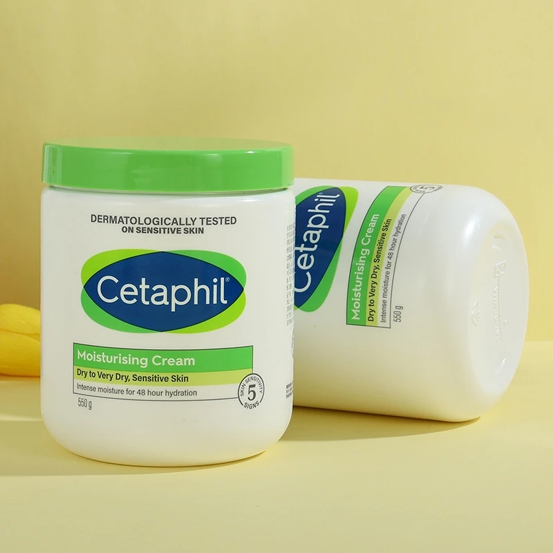 Cetaphils White 550G Female Hydrating Cream and Nourishing Body Lotion Cream for Face Skin Care Facial Cleanser Cream Cosmetics