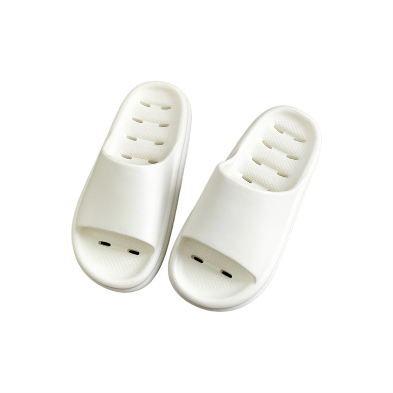Bathroom Shower Slippers Hollow Out Women Men Slides Summer EVA Shoes Soft Anti-Slip Flip Flops Indoor Outdoor Sandals Couple