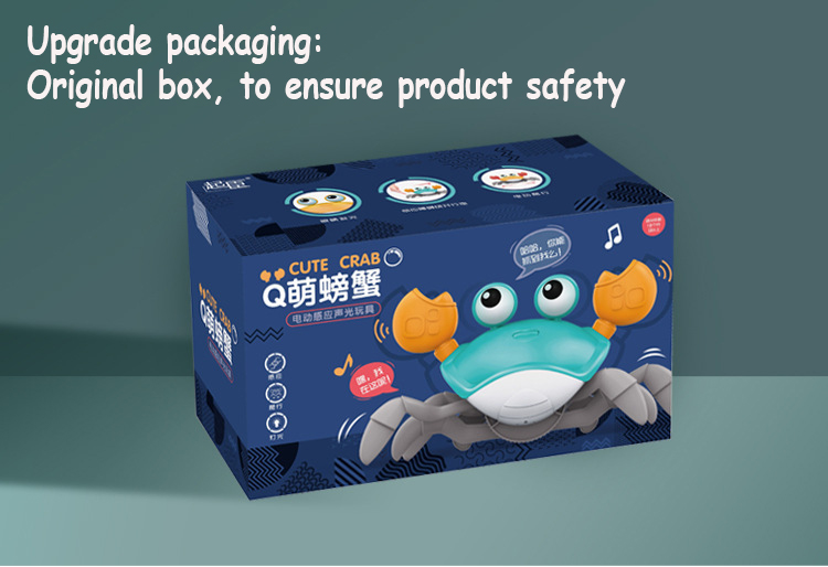 Induction Escape Crab Rechargeable Electric Pet Musical Toys Children'S Toys Birthday Gifts Interactive Toys Learn To Climb Toys