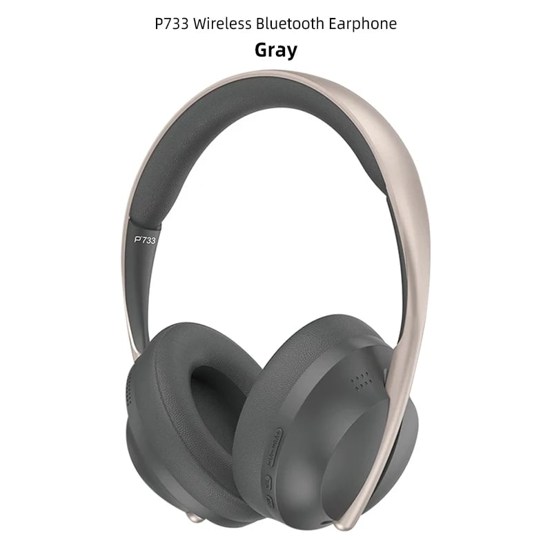 New P733 Head-mounted Wireless Bluetooth Headphones HD Call Stereo Music Game Headset Support TF Card For iPhone 14 13 12 ProMax