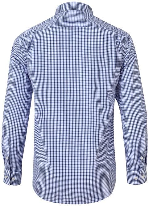 Year In Year Out Wrinkle Free Dress Shirt for Men Regular Fit Long Sleeve Wrinkle Resistant Shirt