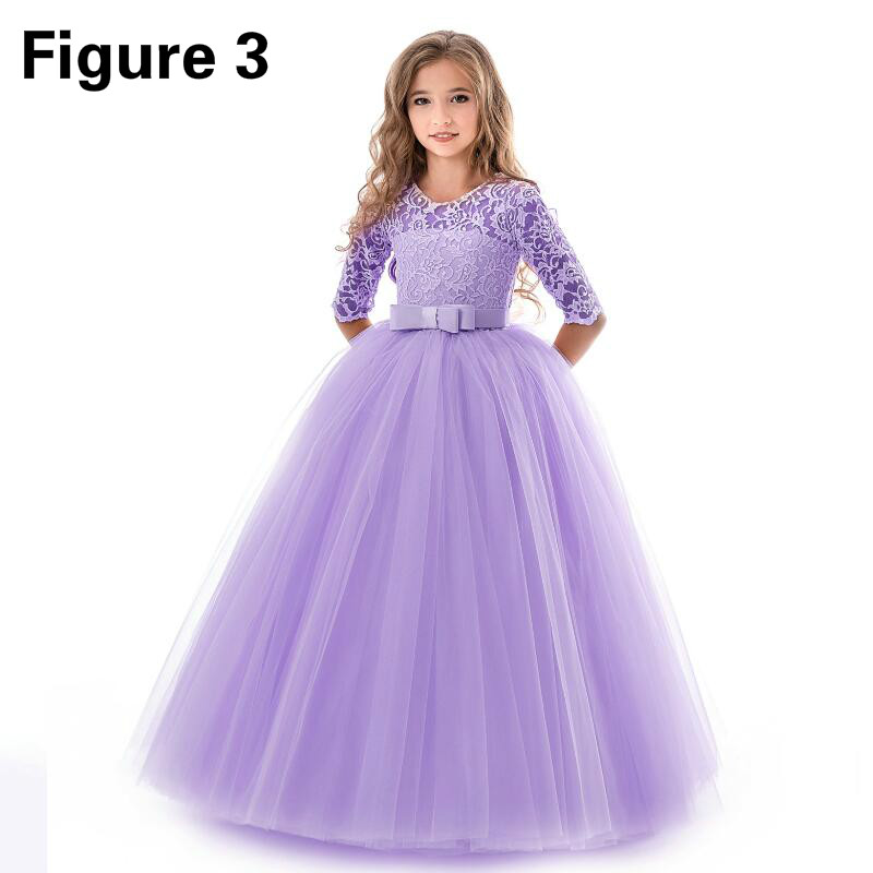 new style flower girl wedding princess dress girls prom dress lace tutu skirt &