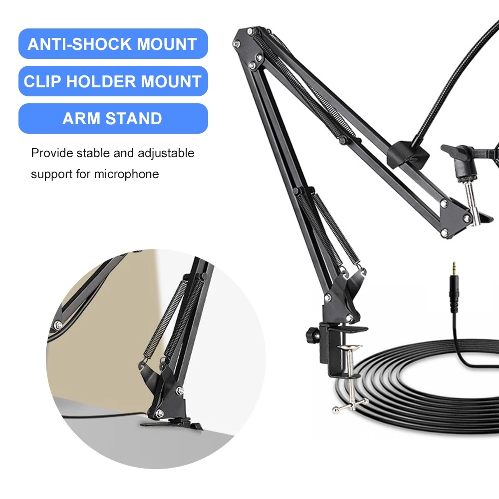 BM800+V8 live broadcast equipment professional condenser microphone microphone V8 boom recording studio equipment