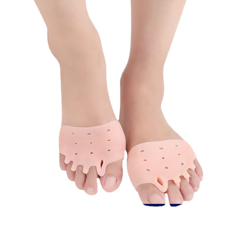 Silicone Forefoot Pads Toe Separator Cushion Pad Pain Relief Insoles Finger Toe Hallux Valgus Corrector Gel Pads Foot Care &