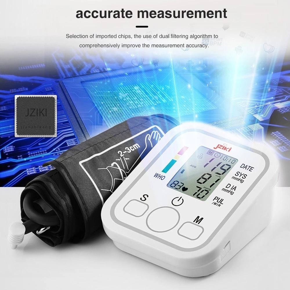 JZIKI ZK-B869 Voice Upper Arm Blood Pressure Monitor Digital Blood Pressure Monitor Electronic