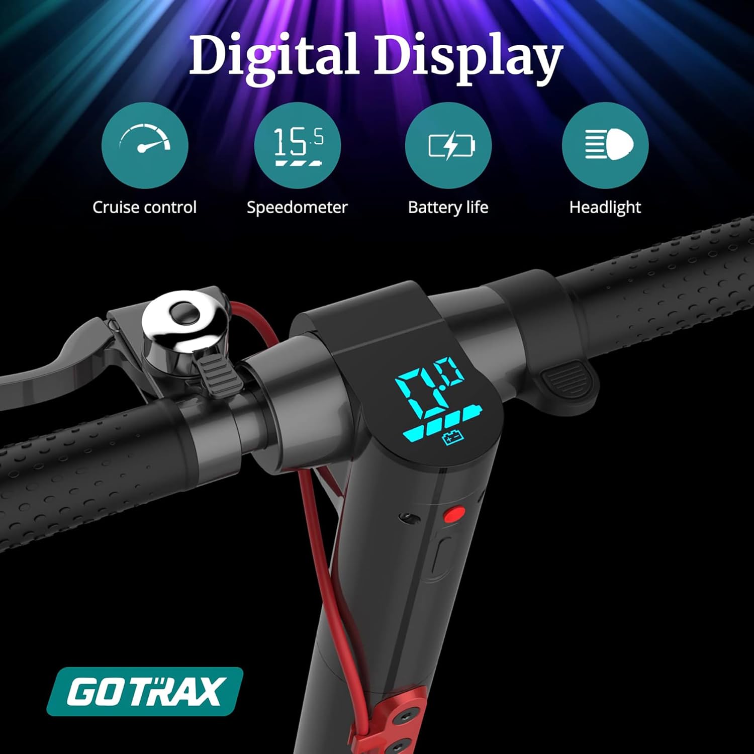 Gotrax XR Elite Electric Scooter for Adults, Max 16 Mile Range and 15.5Mph Speed 250W/300W Motor, 8.5" Tire, with Long Life Battery Durable Aluminum A