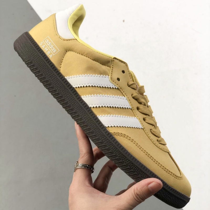 New summer meridian egg yellow retro nylon de training shoes breathable canvas samba casual men's and women's sports shoes