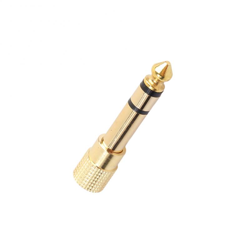 6.5MM Male To 3.5MM Female Jack Plug Audio Headset Microphone Guitar Recording Adapter 6.5 3.5 Converter Aux Cable Gold Plated