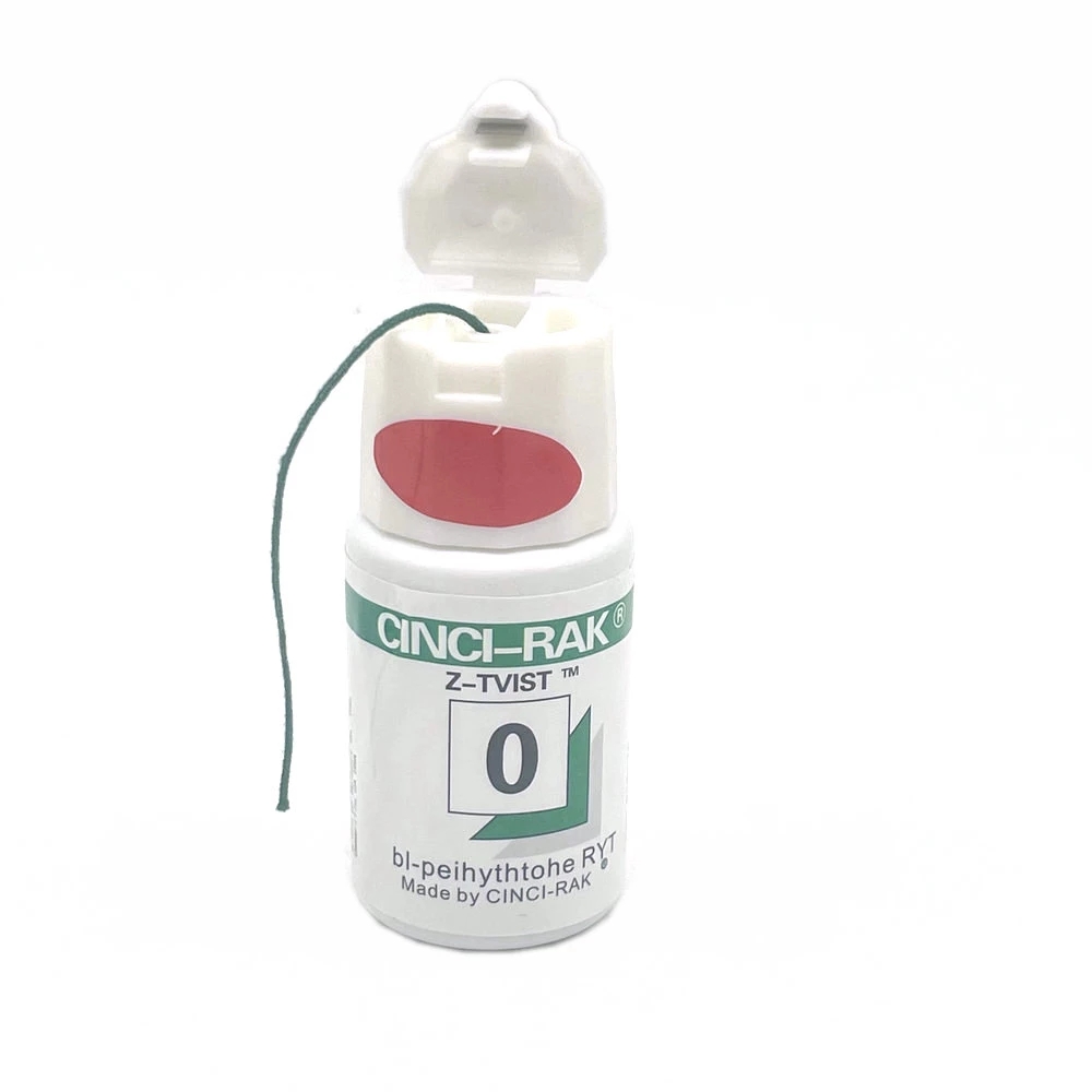 Dental Floss Disposable Gum Retraction Thread Knitted Cotton Gum Thread Dentist Material 1 Bottle