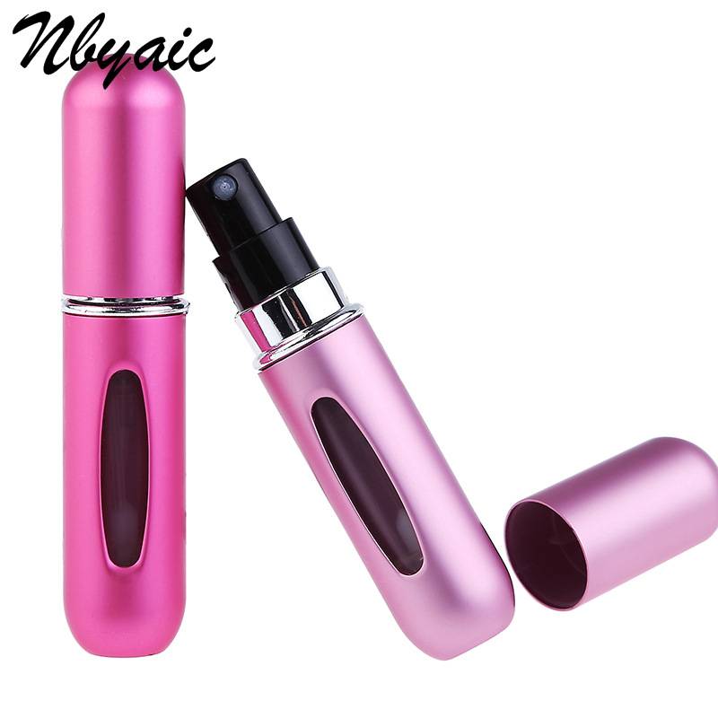 Fashion Mini Refillable Perfume Bottle Canned Air Spray Bottom Pump Perfume Atomization for Travel Makeup Tools Beauty 5ml