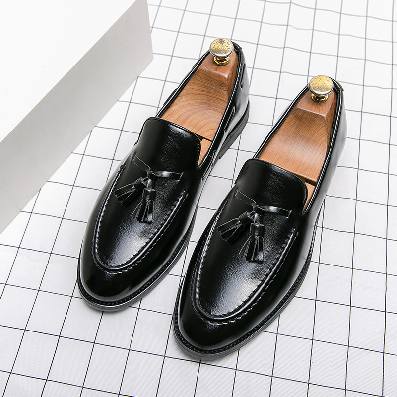 Classic Men's Casual Loafers Driving Shoes Moccasin Fashion Male Comfortable Autumn Leather Shoes Men Lazy Tassel Dress Shoes