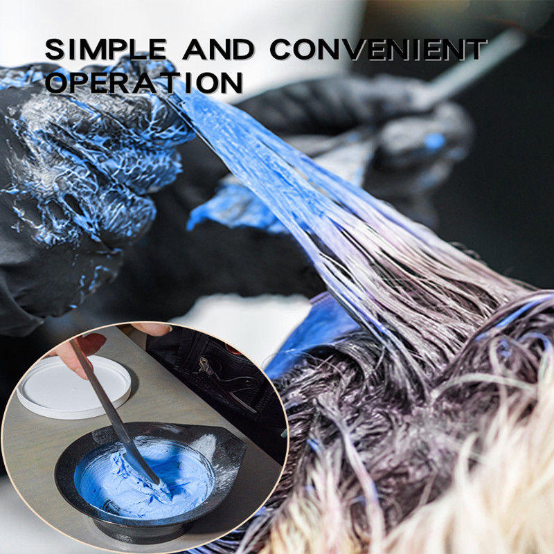 7PCS Hair Dye Brush Bowl Set with Ear Caps Dye Mixer Hair Coloring Tools for Home Salon Styling Hairdressing Tint Kit