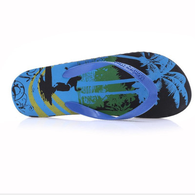 new color striped flip flops beach shoes men's EVA slippers home shoes domestic export XS055