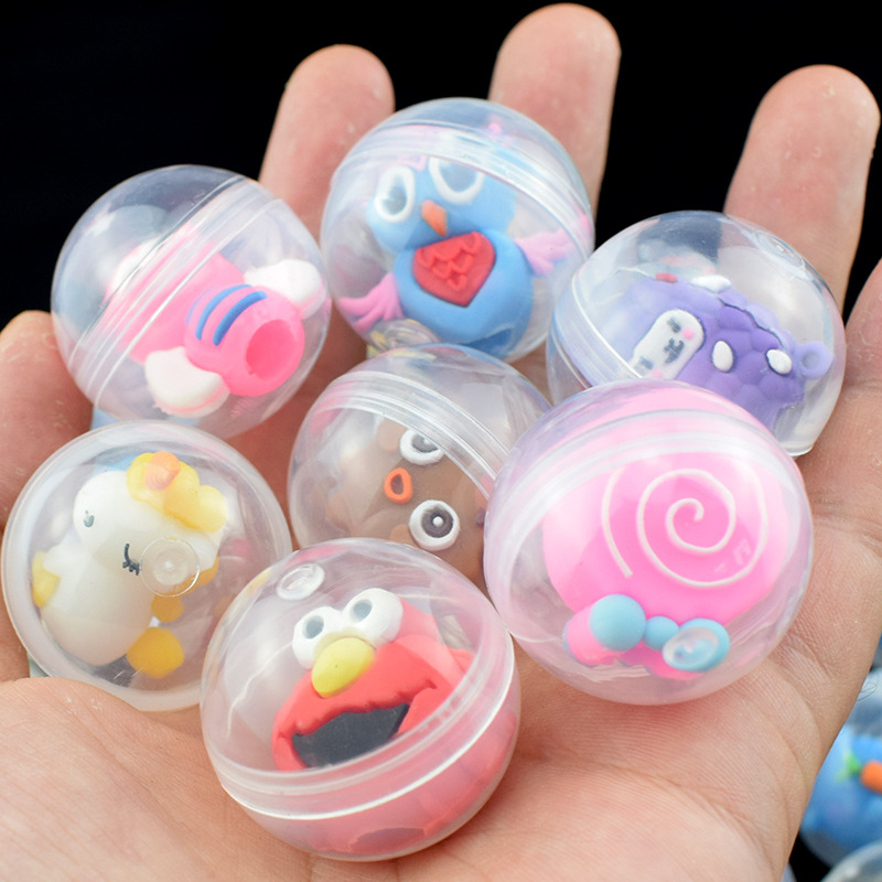 5pcs 32mm Children Mini Little Animal Toys Funny Pet Ball Egg Little Dolls Gift Capsule Toys For Vending Machine ZLL