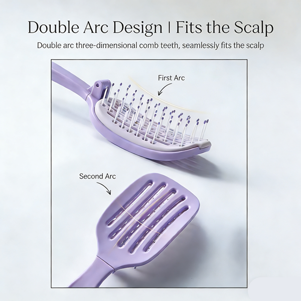 Folding Hair Scalp Massage Comb Hair Brush Anti-static Wet Dry Curly Hairbrush Salon Hair Styling Tool For Women Men Self-cleani