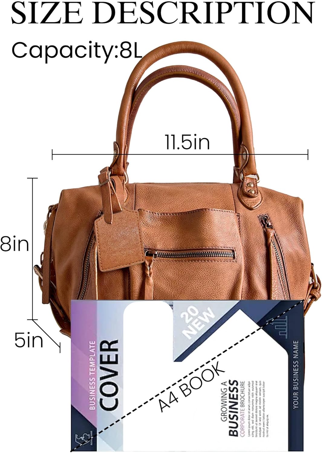 Women Mini Tote Bags (8 L) City Bags Tote Bag Purse Vegan Leather Hobo Handbags With Adjustable Dual Straps