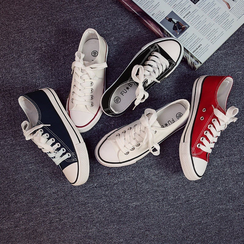 Breathable flat casual white shoes women's vulcanized sneakers catwoman spring and autumn canvas shoes