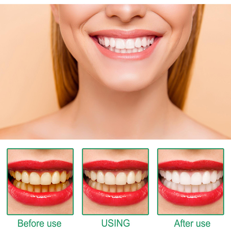 EELHOE Tooth Whitening Powder Cleaning Teeth Oral Care Removing Breath Cleansing Stains Refreshing Breath Tooth Powder