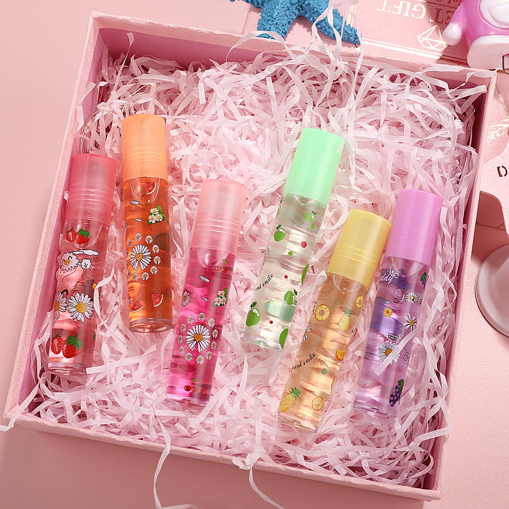 Mirror Lipstick With Water Lip Gloss Transparent Glass Liquid Oil 6 Colors Random Moisturizing