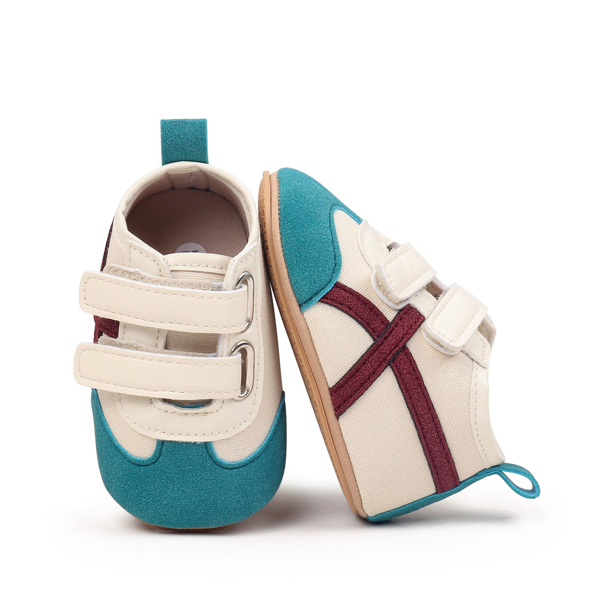 2026 Spring And Autumn New Sports Style Baby Boys And Girls First Walking Indoor Outdoor Causal Toddler Shoes With PVC Sole