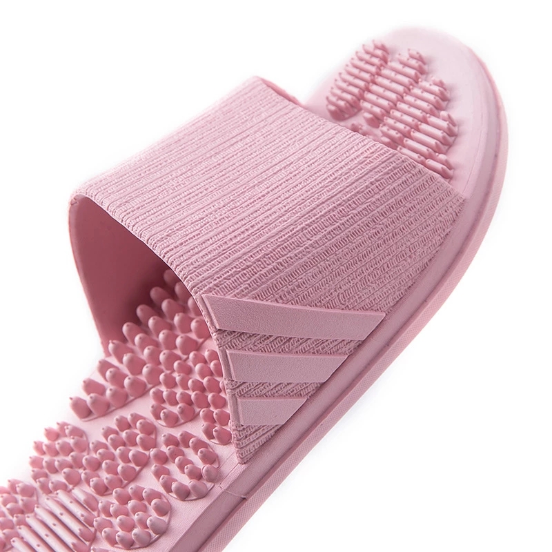 Massage Slippers Indoor Non-slip Slippers Unisex Solid Soft Bottom Couple Slippers Home Sandals Men Massage Point