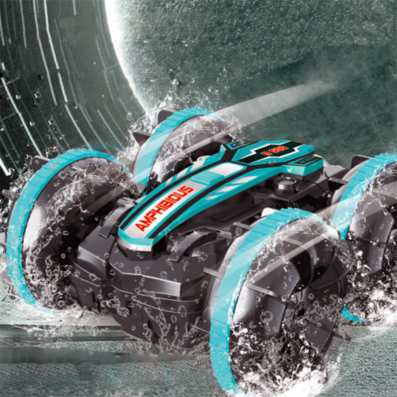 Amphibious RC Car Remote Control Stunt Car Vehicle Double-sided Flip Driving Drift Rc Cars Outdoor Toys for Boys Children's Gift