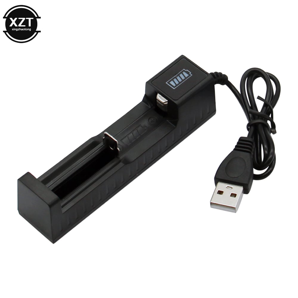 Universal 2 slot Battery 3.7V USB Charger Smart Chargering Rechargeable for Li-ion 18650 26650 14500 17670 10440 16340 Batteries