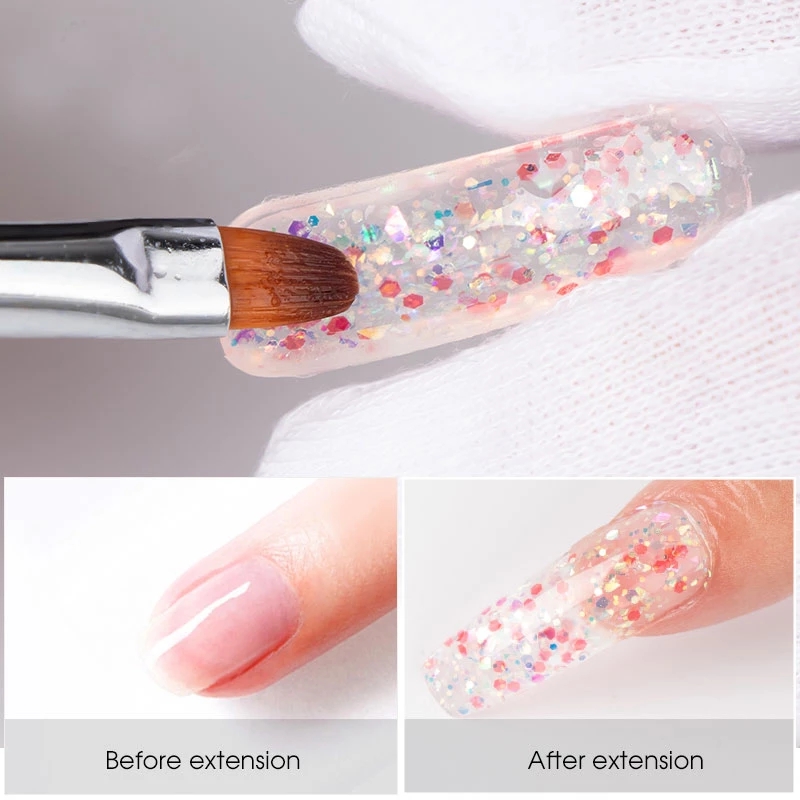 Limegirl Poly Nail Gel For Nails Extension Finger Nail Art Manicure Acryl Gel Varnish Polygels 15ML Poly UV Gel Polish Extension