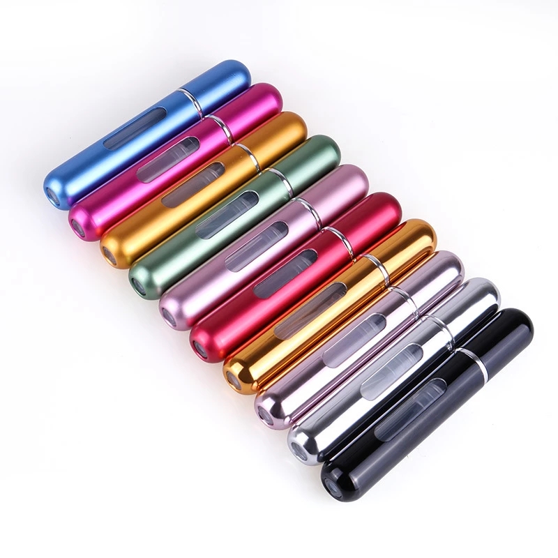 5ml Portable Perfume Atomizer Liquid Container For Cosmetics Mini Aluminum Spray Alcochol Empty Refillable Bottle
