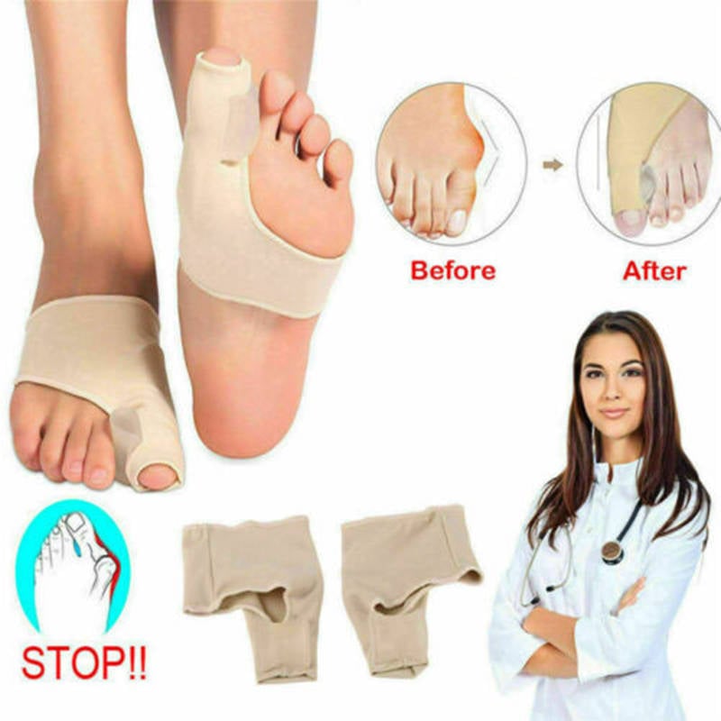 2Pcs Big Toe Splint Straightener Corrector Bunion Hallux Valgus Pain Relief UK