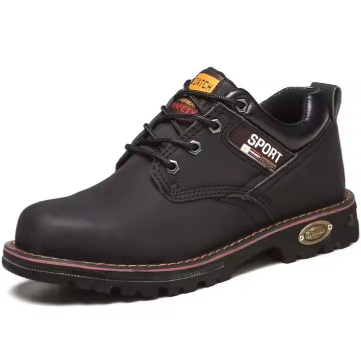 Fashion low cut steel toe protective safety shoes Men's work lacks boots Waterproof safety shoes