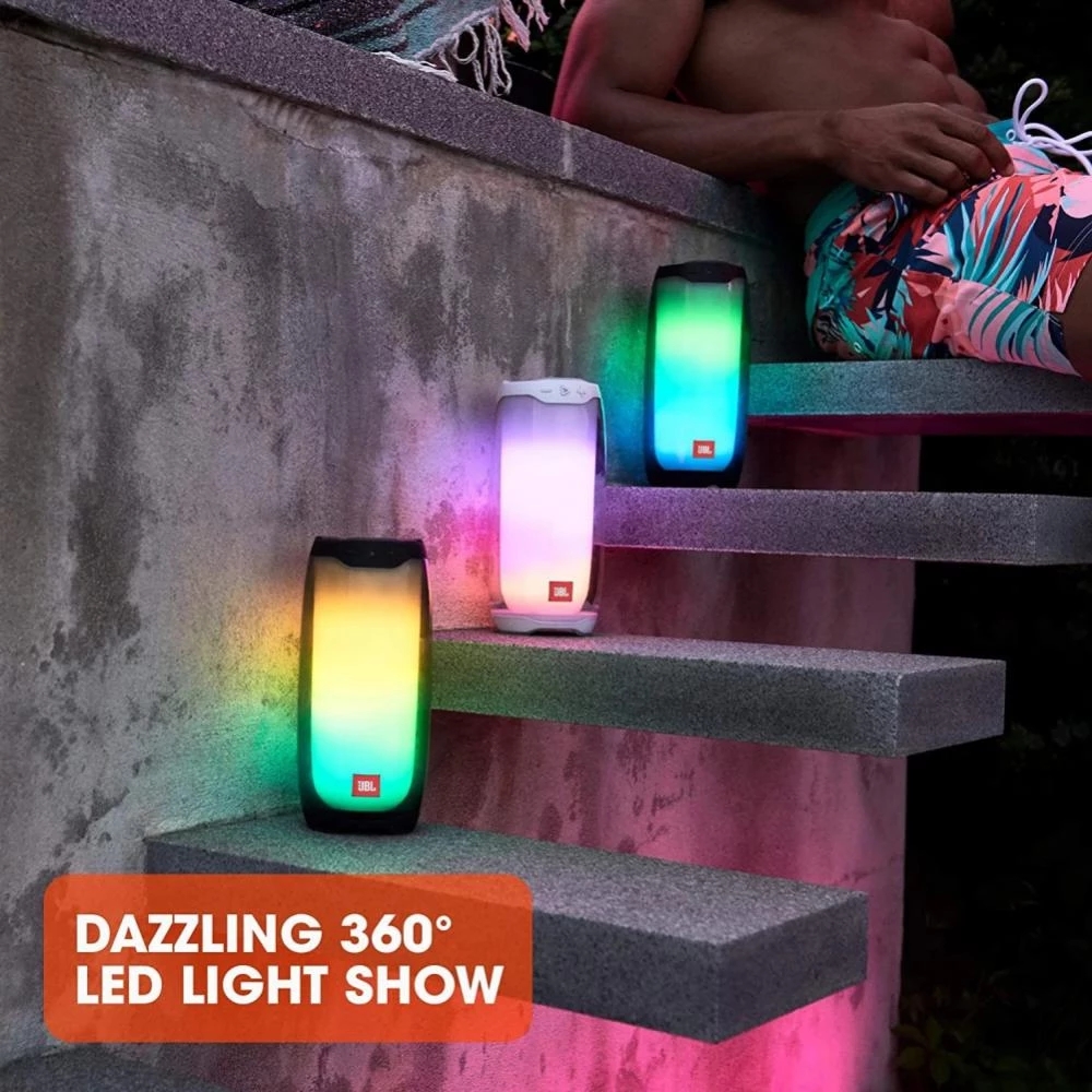 JBL PULSE4 music pulsation 4th generation bluetooth speaker dazzling lighting effect surround subwoofer portable waterproof