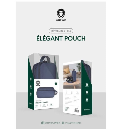 GREEN LION ELEGANT POUCH