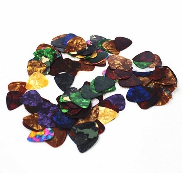 20 New Acoustic Picks Plectrum Celluloid Electric Smooth Guitar Pick Accessories 0.5mm