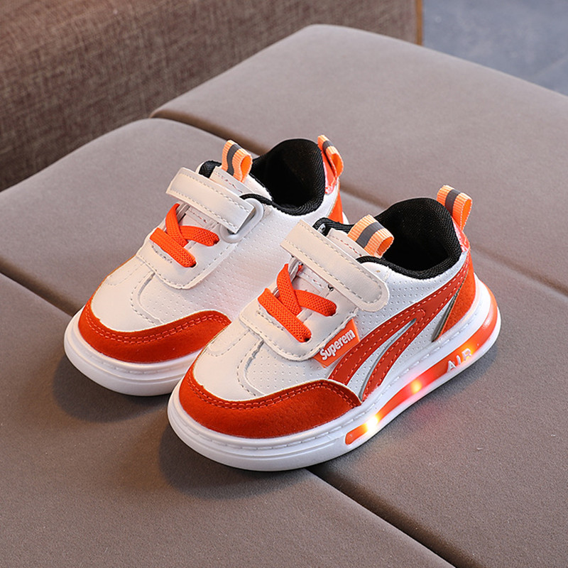 Boys and girls shoes new luminous shoes LED casual shoes sports shoes luminous baby shoes