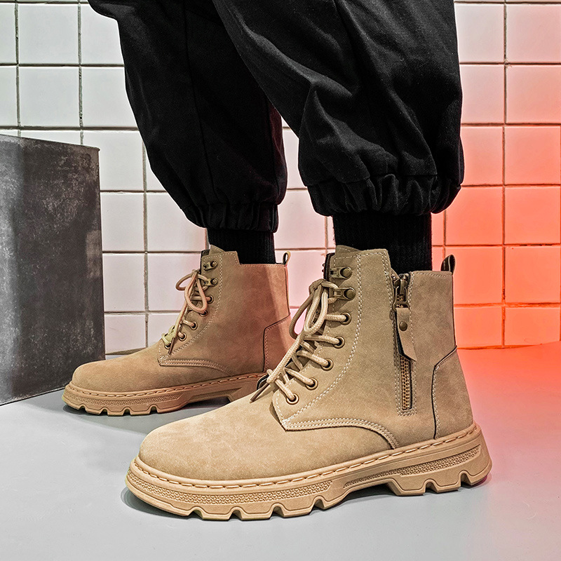 Fashion Men Boots Soft Leather Pointed Toe Business Shoes Leisure Men Ankle Boots Dress Shoes Formal Moccasins