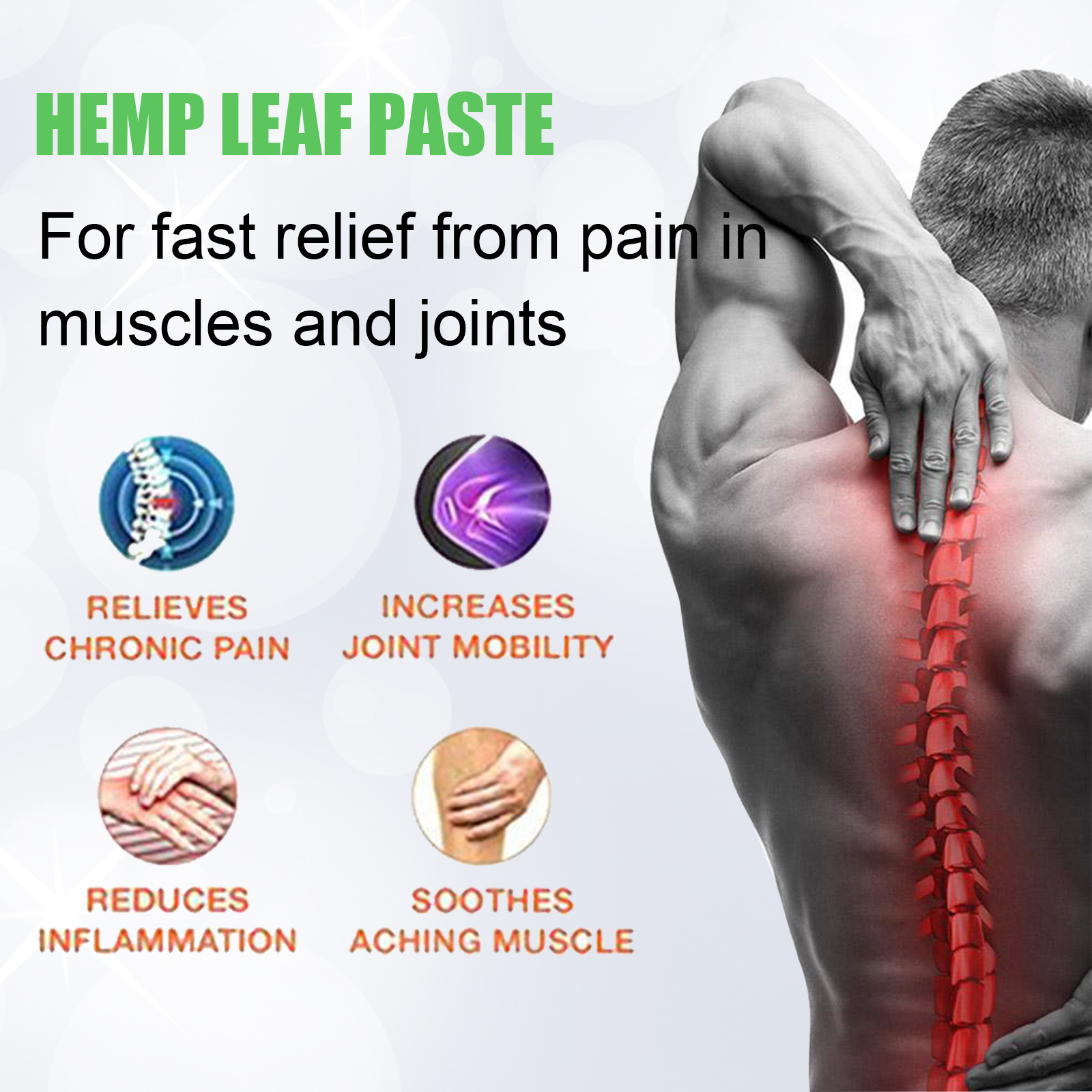 50ML Pure Natural Cream Ointment Relieves Stress And Relieves Muscle And Joint Pain Ointment