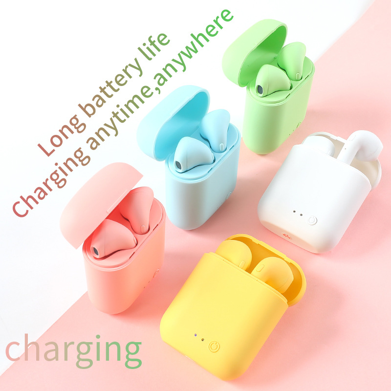 I7mini2 Makaron Wireless Noise Reduction Headset Tws Two-ear Sports Wireless Headset Multi-color