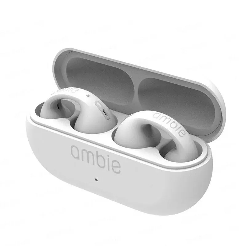 Ambie Upgrade Pro Sound Earcuffs Earring Wireless Bluetooth Earbuds TWS Ear Hook Headset Sport Earphones