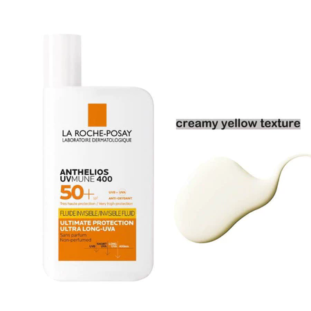 La Roche Posay Sunscreen SPF 50+ Face Sunscreen Oil-Free Ultra-Light Fluid Broad Spectrum Universal Tint Body Sunscreen