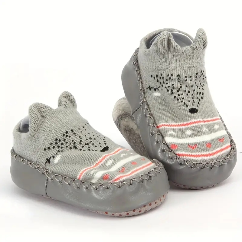 Cute Cartoon Slip On Sock Shoes For Baby Girls Toddler, Lightweight Comfortable Non Slip Flat Shoes For Indoor Outdoor, Summer