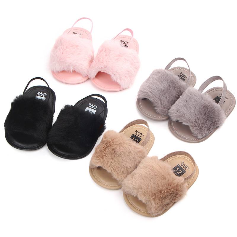 new foreign trade soft breathable baby shoes simple elastic sandals