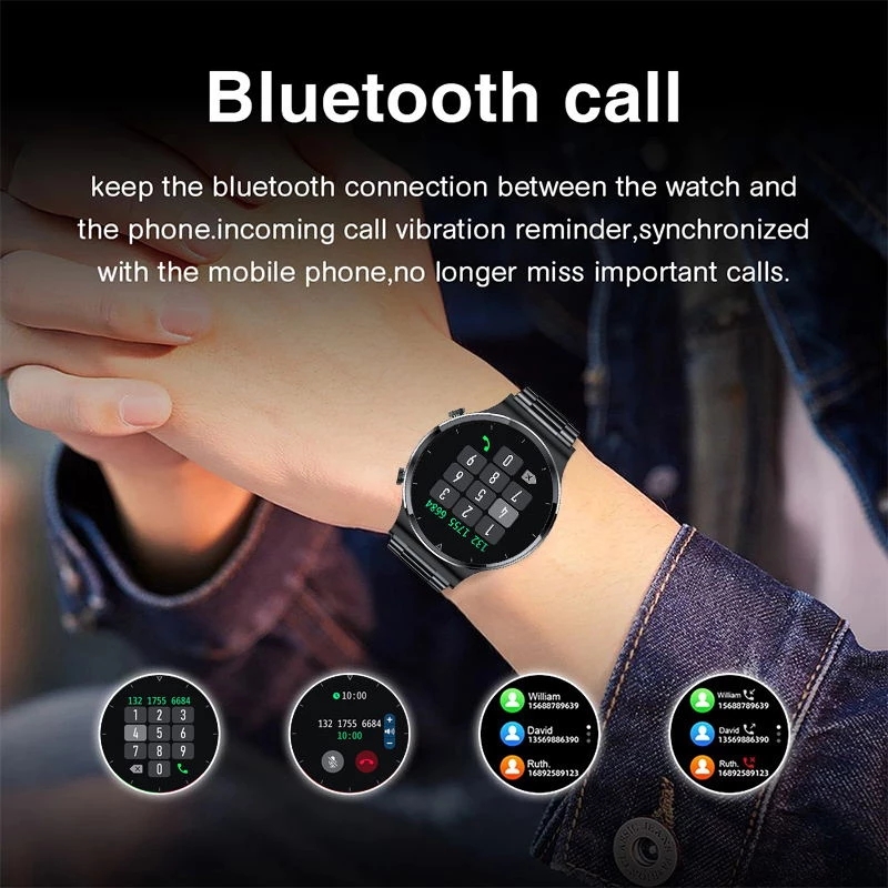 New Smart watch Men Heart rate Blood pressure Full touch screen sports Fitness watch Bluetooth for Android iOS smart watch