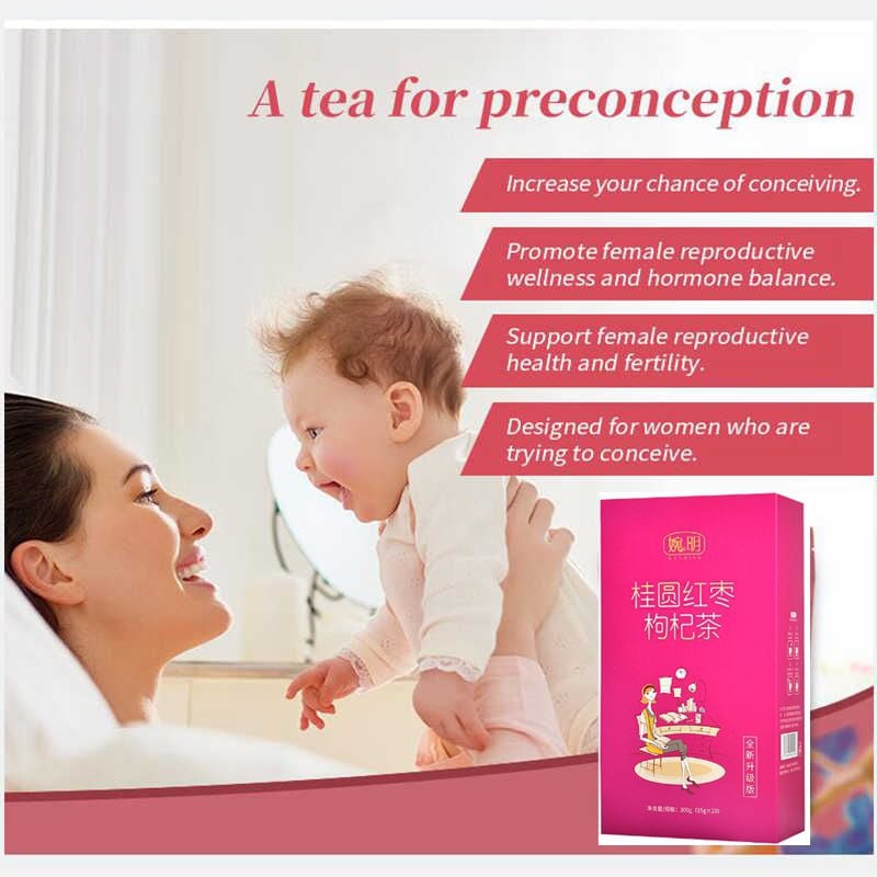 Female Fertility Pregnancy Tea Womb Detox herbs Tea women Cleansing Uterine supplements Fertility tea