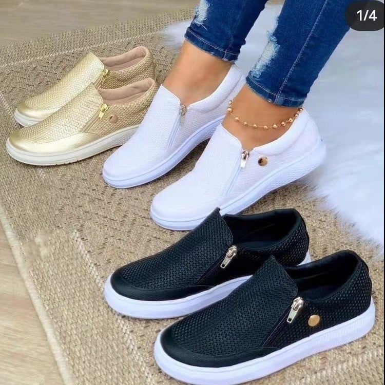 Sneakers Shoes Fashion Breathable Lace Up Platform Women vulcanize Shoes Summer Flat Mesh Sports Shoes Woman Running Shoes